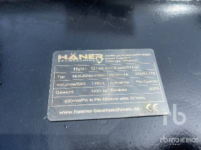 HAENER HHG8240-P90A 2400 mm Hydraulic Tilting Tilt ... - Cupă excavator: Foto 5 HAENER HHG8240-P90A 2400 mm Hydraulic Tilting Tilt ... - Cupă excavator: Foto 5