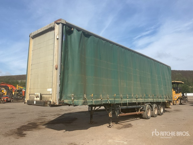 2000 Crane Fruehauf PJDSA3 13.4 m Tri/A Curtain Side Trailer - Tocător resturi vegetale/ Mulcer: Foto 1 2000 Crane Fruehauf PJDSA3 13.4 m Tri/A Curtain Side Trailer - Tocător resturi vegetale/ Mulcer: Foto 1
