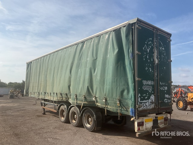 2000 Crane Fruehauf PJDSA3 13.4 m Tri/A Curtain Side Trailer - Tocător resturi vegetale/ Mulcer: Foto 3 2000 Crane Fruehauf PJDSA3 13.4 m Tri/A Curtain Side Trailer - Tocător resturi vegetale/ Mulcer: Foto 3