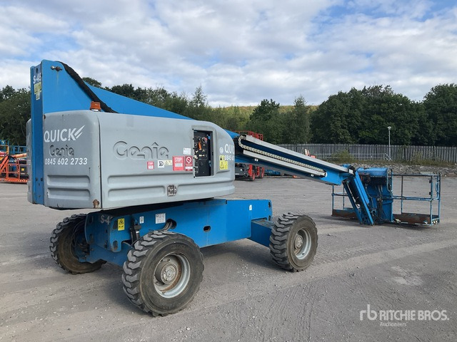 2017 Genie S45 4WD Diesel Telescopic Boom Lift - Nacela telescopica: Foto 3 2017 Genie S45 4WD Diesel Telescopic Boom Lift - Nacela telescopica: Foto 3