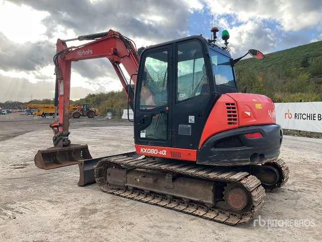 2017 Kubota KX080-4 Tracked Excavator - Excavator pe şenile: Foto 4 2017 Kubota KX080-4 Tracked Excavator - Excavator pe şenile: Foto 4