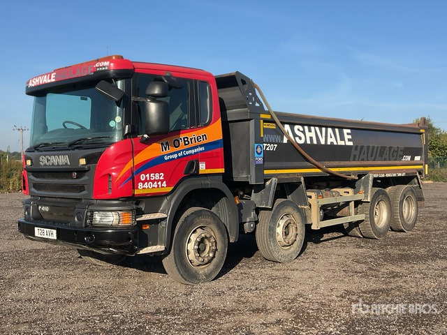 2017 Scania P410 8x4 Twin-Steer Tri/A Dump Truck - Camion basculantă: Foto 1 2017 Scania P410 8x4 Twin-Steer Tri/A Dump Truck - Camion basculantă: Foto 1