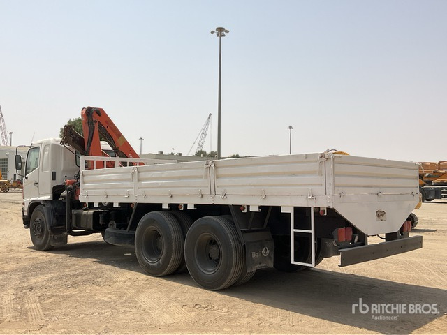 2007 Hino 500 Palfinger PK1000 4.5 ton Knuckl ... Flatbed Truck with Crane - Camion platformă, Camion cu macara: Foto 3 2007 Hino 500 Palfinger PK1000 4.5 ton Knuckl ... Flatbed Truck with Crane - Camion platformă, Camion cu macara: Foto 3