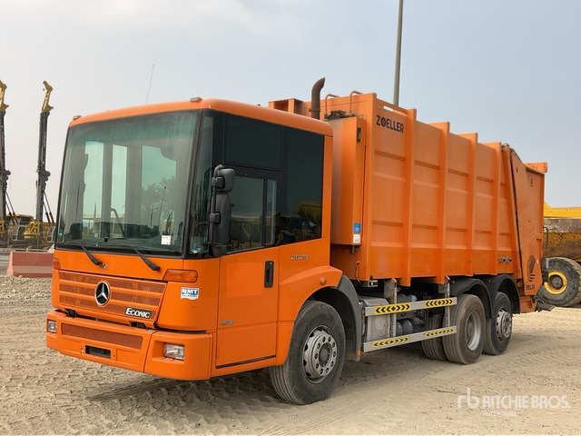 2007 Mercedes-Benz Econic 2629 6x2 Rear Loader Waste Collection Truck - Autogunoiere: Foto 1 2007 Mercedes-Benz Econic 2629 6x2 Rear Loader Waste Collection Truck - Autogunoiere: Foto 1