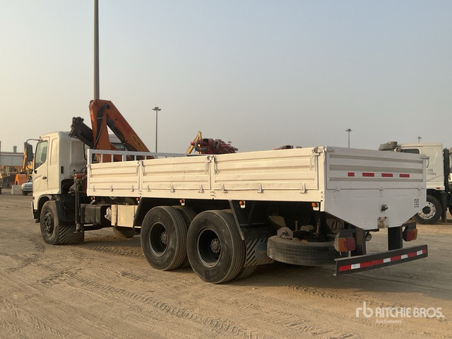2008 Hino 145 2007 Palfinger K10000 Knuckle B ... Flatbed Truck with Crane - Camion platformă, Camion cu macara: Foto 4 2008 Hino 145 2007 Palfinger K10000 Knuckle B ... Flatbed Truck with Crane - Camion platformă, Camion cu macara: Foto 4