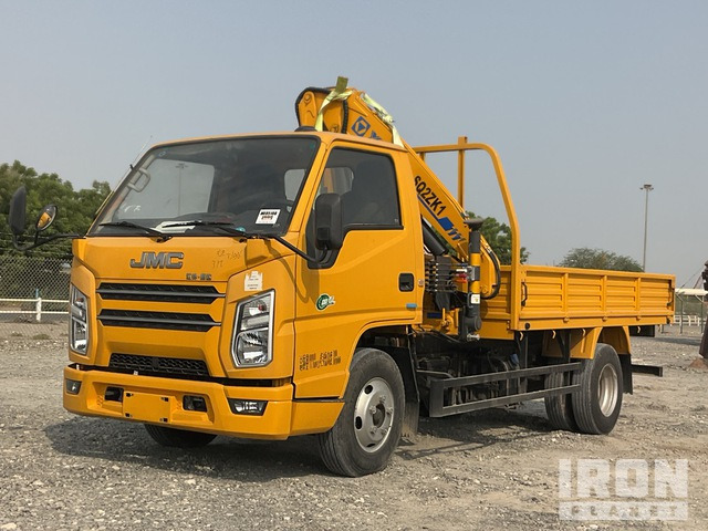 2019 JMC JX1041TG26 XCMG SQ2ZK1 2000 kg Knuckle Boo ... Flatbed Truck w/Crane - Camion platformă, Camion cu macara: Foto 1 2019 JMC JX1041TG26 XCMG SQ2ZK1 2000 kg Knuckle Boo ... Flatbed Truck w/Crane - Camion platformă, Camion cu macara: Foto 1