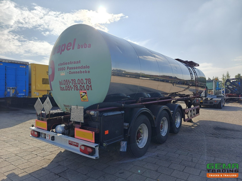 Atcomex TO/27TRI/38ST Bitum - 3-Assen ROR - ADR FL AT - 30.000L - LiftAs - Schijfremmen - Semiremorcă cisternă: Foto 2 Atcomex TO/27TRI/38ST Bitum - 3-Assen ROR - ADR FL AT - 30.000L - LiftAs - Schijfremmen - Semiremorcă cisternă: Foto 2