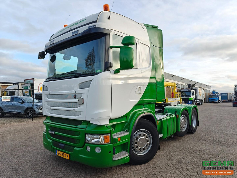 Scania R490 6x2/4 Highline Euro6A - Retarder - NaafReductie - Dubbele Tanks - StandAirco - SMARTTacho v2 - Cap tractor: Foto 1 Scania R490 6x2/4 Highline Euro6A - Retarder - NaafReductie - Dubbele Tanks - StandAirco - SMARTTacho v2 - Cap tractor: Foto 1