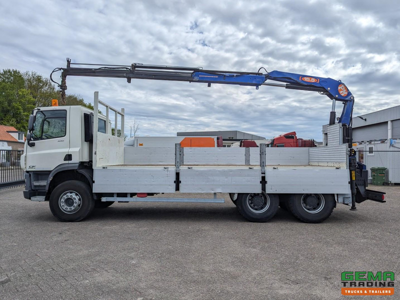 Camion platformă, Camion cu macara DAF CF 330 FAT 6x4 Dagcab Euro6A - Open laadbak 6.4m + PM 15522 - RadioGrafisch - Handgeschakeld - 08/2025APK: Foto 11