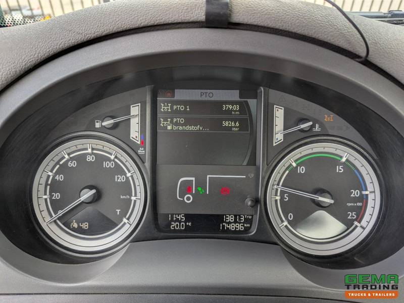 Camion platformă, Camion cu macara DAF CF 330 FAT 6x4 Dagcab Euro6A - Open laadbak 6.4m + PM 15522 - RadioGrafisch - Handgeschakeld - 08/2025APK: Foto 17