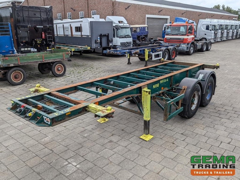 Flandria OP CC 2A 2-Assen ROR DrumBrakes - Steel Suspension - 3110KG - 20FT (O1915) - Semiremorcă transport containere/ Swap body: Foto 4 Flandria OP CC 2A 2-Assen ROR DrumBrakes - Steel Suspension - 3110KG - 20FT (O1915) - Semiremorcă transport containere/ Swap body: Foto 4