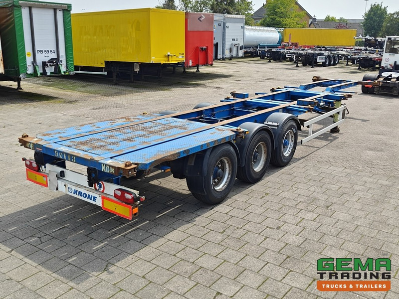 Krone SDC 27 3 assen BPW - DrumBrakes - 5340KG - 2x 20FT 1x 30FT 1x40FT - NL kenteken - Semiremorcă transport containere/ Swap body: Foto 1 Krone SDC 27 3 assen BPW - DrumBrakes - 5340KG - 2x 20FT 1x 30FT 1x40FT - NL kenteken - Semiremorcă transport containere/ Swap body: Foto 1