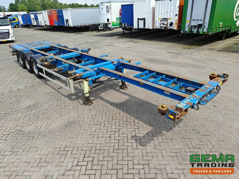 Krone SDC 27 3 assen BPW - DrumBrakes - 5340KG - 2x 20FT 1x 30FT 1x40FT - NL kenteken - Semiremorcă transport containere/ Swap body: Foto 4 Krone SDC 27 3 assen BPW - DrumBrakes - 5340KG - 2x 20FT 1x 30FT 1x40FT - NL kenteken - Semiremorcă transport containere/ Swap body: Foto 4
