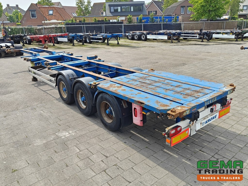 Krone SDC 27 3 assen BPW - DrumBrakes - 5340KG - 2x 20FT 1x 30FT 1x40FT - NL kenteken - Semiremorcă transport containere/ Swap body: Foto 3 Krone SDC 27 3 assen BPW - DrumBrakes - 5340KG - 2x 20FT 1x 30FT 1x40FT - NL kenteken - Semiremorcă transport containere/ Swap body: Foto 3