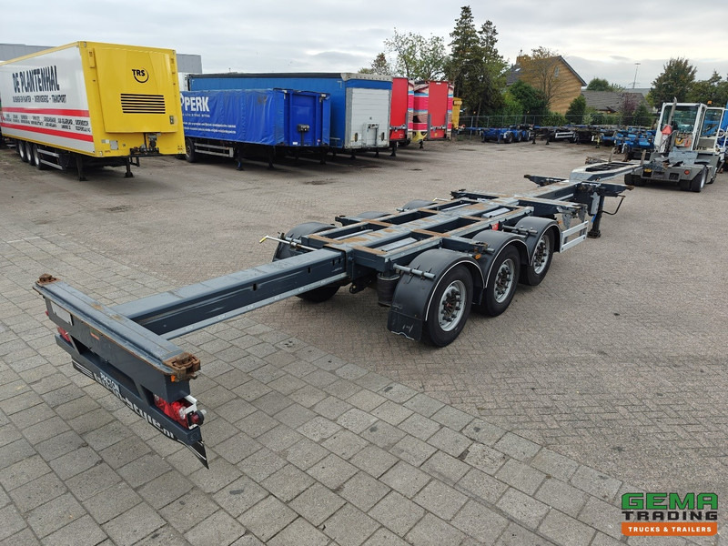 Pacton ET3 3-Assen SAF - MULTI - Schijfremmen - LiftAs - 3x Uitschuifbaar - 03/2026 APK - Semiremorcă transport containere/ Swap body: Foto 3 Pacton ET3 3-Assen SAF - MULTI - Schijfremmen - LiftAs - 3x Uitschuifbaar - 03/2026 APK - Semiremorcă transport containere/ Swap body: Foto 3