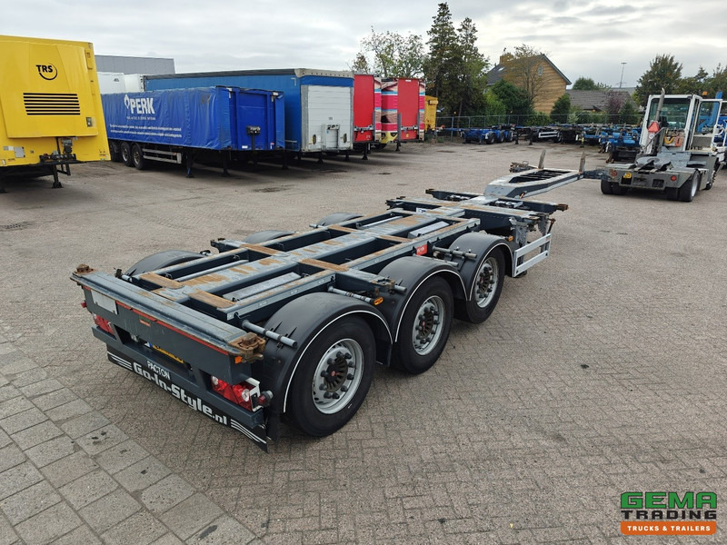 Pacton ET3 3-Assen SAF - MULTI - Schijfremmen - LiftAs - 3x Uitschuifbaar - 03/2026 APK - Semiremorcă transport containere/ Swap body: Foto 2 Pacton ET3 3-Assen SAF - MULTI - Schijfremmen - LiftAs - 3x Uitschuifbaar - 03/2026 APK - Semiremorcă transport containere/ Swap body: Foto 2