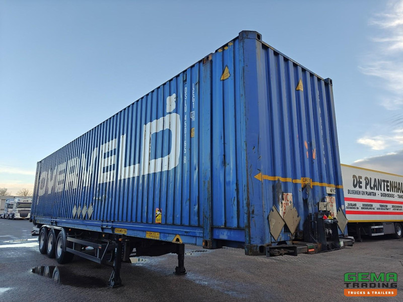 Pacton T3-007 3-Assen BPW - Containerchassis + 45FT HiCube Container - Reservewieldrager - Semiremorcă transport containere/ Swap body: Foto 5 Pacton T3-007 3-Assen BPW - Containerchassis + 45FT HiCube Container - Reservewieldrager - Semiremorcă transport containere/ Swap body: Foto 5