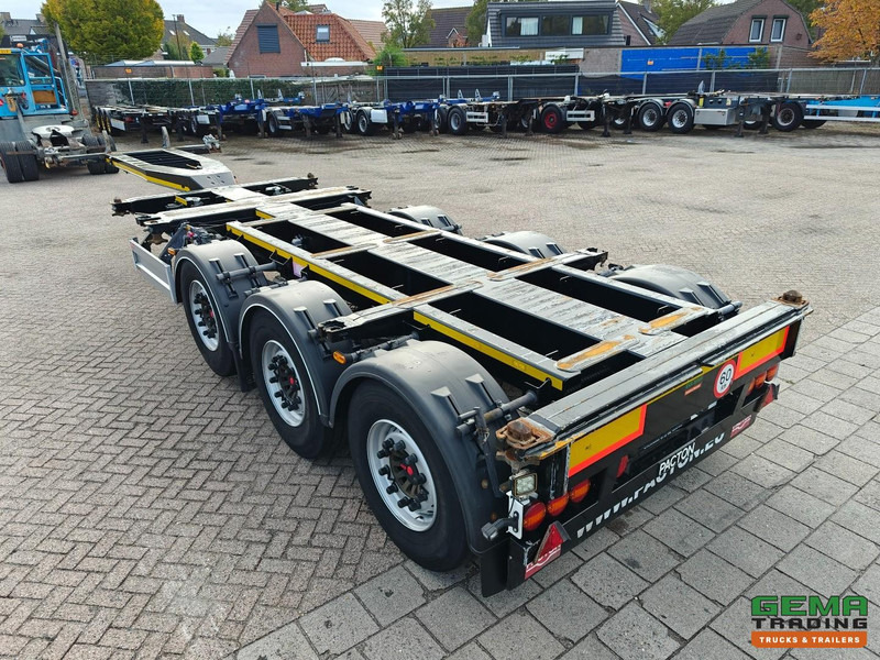 Pacton TXC343 3-Assen SAF - Schijfremmen - LiftAs - VasteKop - Alle Aansluitingen - 4740KG - Semiremorcă transport containere/ Swap body: Foto 2 Pacton TXC343 3-Assen SAF - Schijfremmen - LiftAs - VasteKop - Alle Aansluitingen - 4740KG - Semiremorcă transport containere/ Swap body: Foto 2