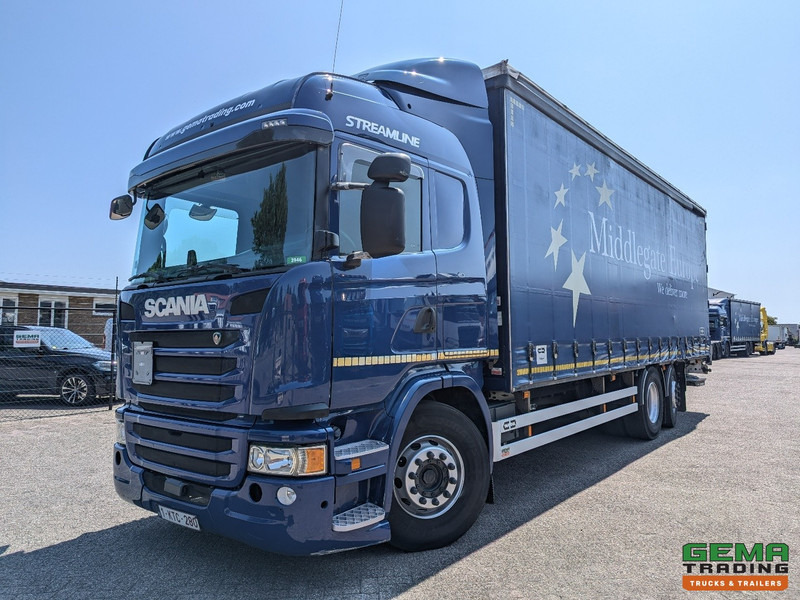 Scania G360 6x2/4 Streamline Euro6 - Retarder - Schuifzeilenbak 8.2M + Laadklep 1500kg - Smart Tacho V2 - Camion cu prelată: Foto 1 Scania G360 6x2/4 Streamline Euro6 - Retarder - Schuifzeilenbak 8.2M + Laadklep 1500kg - Smart Tacho V2 - Camion cu prelată: Foto 1