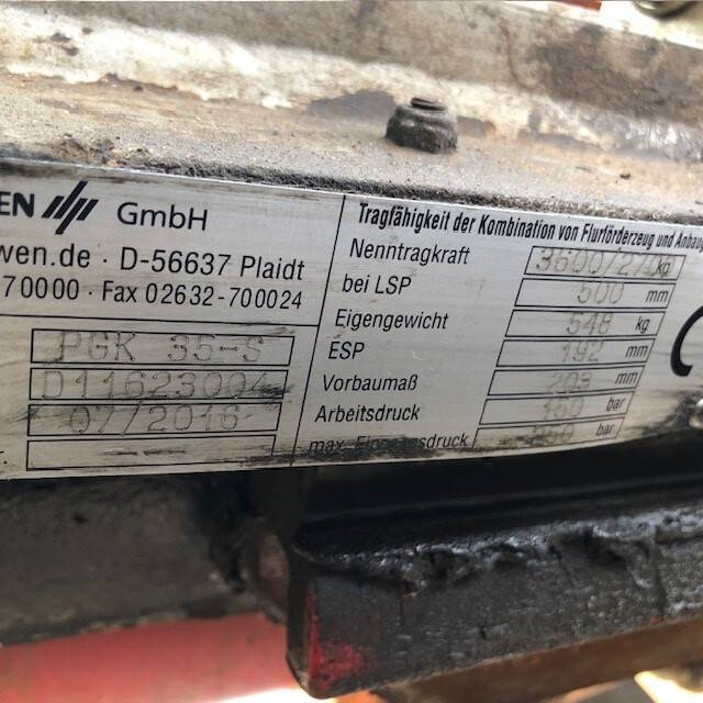 Dürwen Fork clamp with separate side shift - Clemă: Foto 5 Dürwen Fork clamp with separate side shift - Clemă: Foto 5