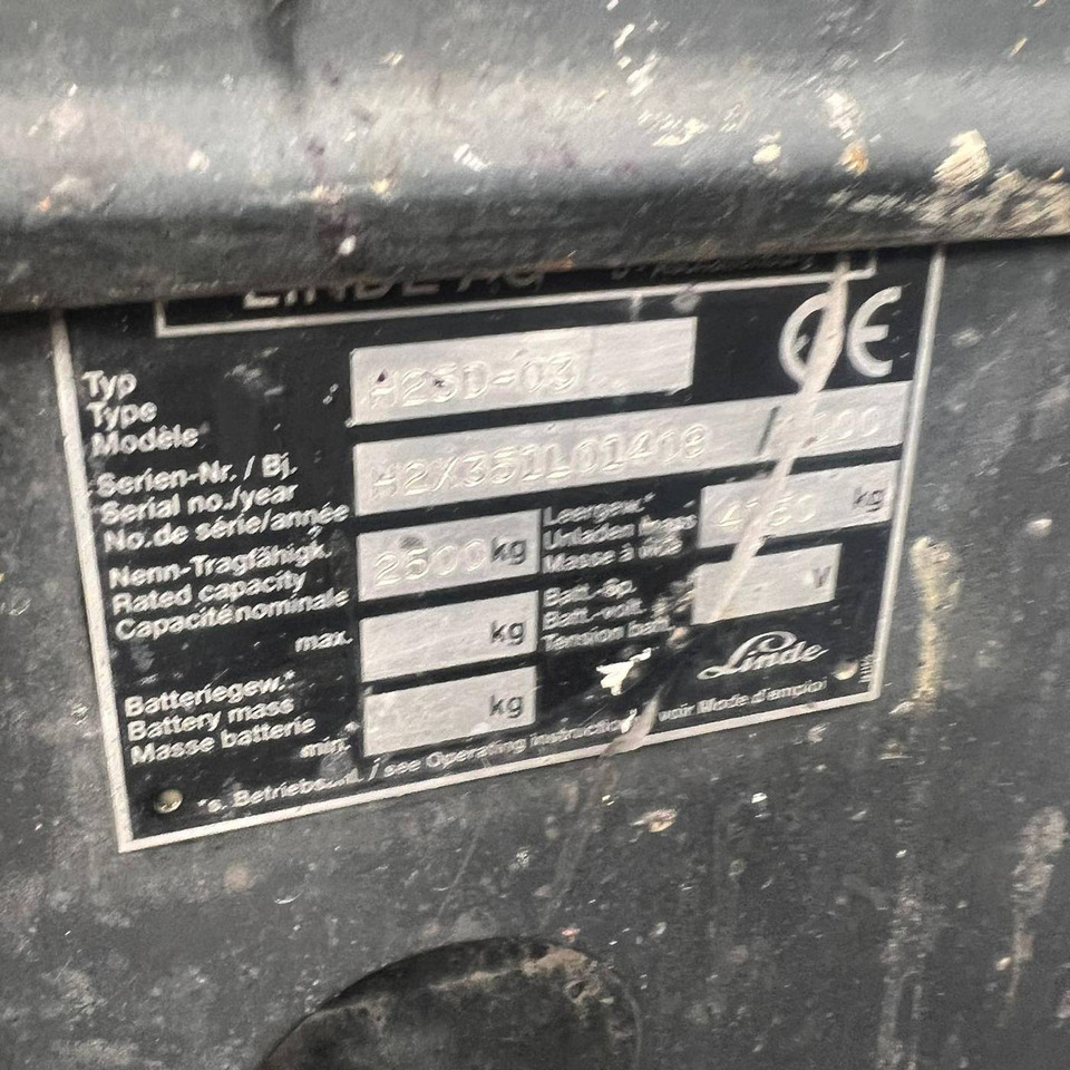 Linde H25D (351-03) - Stivuitor diesel: Foto 5 Linde H25D (351-03) - Stivuitor diesel: Foto 5