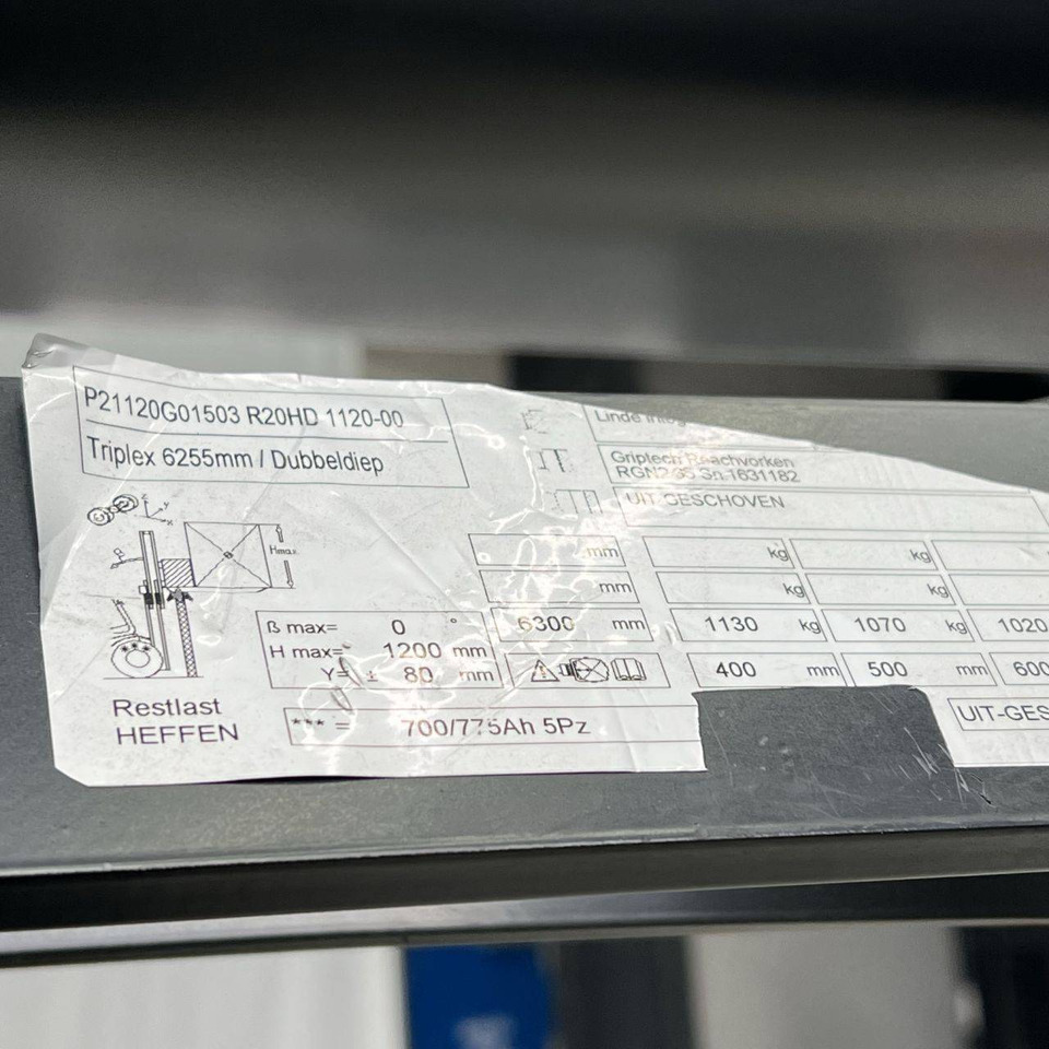 Stivuitor cu catarg retractabil Linde R20 HD (1120): Foto 10