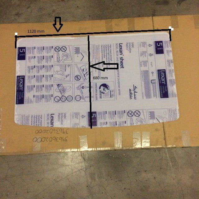 Roof window PC for Linde - Fereastră și piese pentru Stivuitor: Foto 2 Roof window PC for Linde - Fereastră și piese pentru Stivuitor: Foto 2