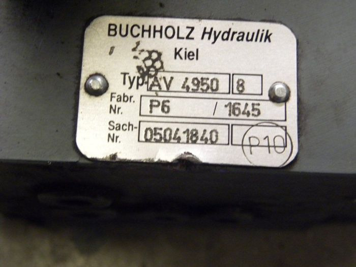 Control valve for Jungheinrich EFG - Vac 20 - Supapa hidraulica pentru Stivuitor: Foto 1 Control valve for Jungheinrich EFG - Vac 20 - Supapa hidraulica pentru Stivuitor: Foto 1