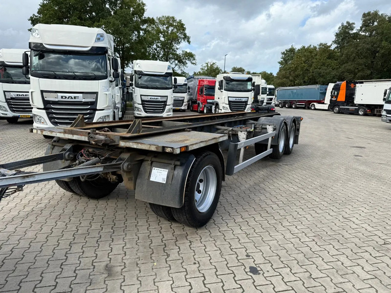 Burg 3AS Containeraanhangwagen, €3900, APK tot 28-01-2026 - Remorcă transport containere/ Swap body: Foto 1 Burg 3AS Containeraanhangwagen, €3900, APK tot 28-01-2026 - Remorcă transport containere/ Swap body: Foto 1