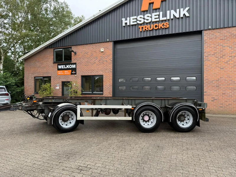 GS Meppel 28T Kiepende containeraanhangwagen! 640cm systeemlengte Centrale smering - Semiremorcă transport containere/ Swap body: Foto 5 GS Meppel 28T Kiepende containeraanhangwagen! 640cm systeemlengte Centrale smering - Semiremorcă transport containere/ Swap body: Foto 5