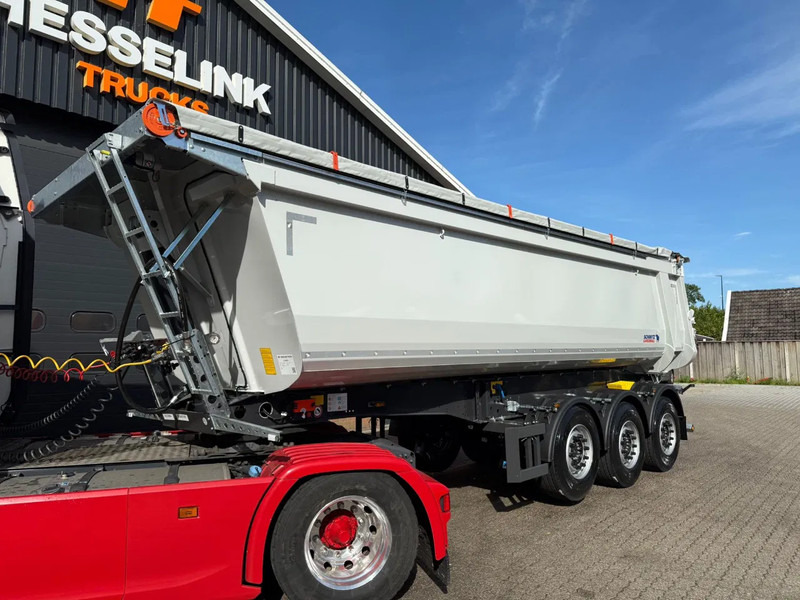 Schmitz Cargobull SKI 24 SL 28m3 Stalen kipper Liftas Automatisch zeil, Nieuw! - Semiremorcă basculantă: Foto 1 Schmitz Cargobull SKI 24 SL 28m3 Stalen kipper Liftas Automatisch zeil, Nieuw! - Semiremorcă basculantă: Foto 1