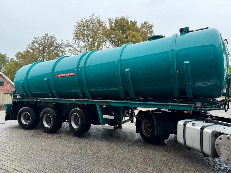 Semiremorcă cisternă Veenhuis 36m3 RVS Mestoplegger Geijkte weging Nieuwe APK VMA Bemonstering 2x stuuras: Foto 7