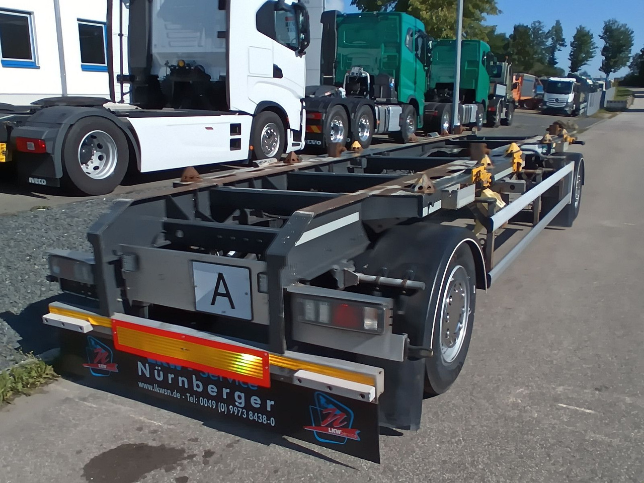 Hüffermann 2-A VARIO-CARRIER VERZINKT SAFETYFIX Reifen/TÜV - Remorcă abroll/ Skiploader: Foto 4 Hüffermann 2-A VARIO-CARRIER VERZINKT SAFETYFIX Reifen/TÜV - Remorcă abroll/ Skiploader: Foto 4