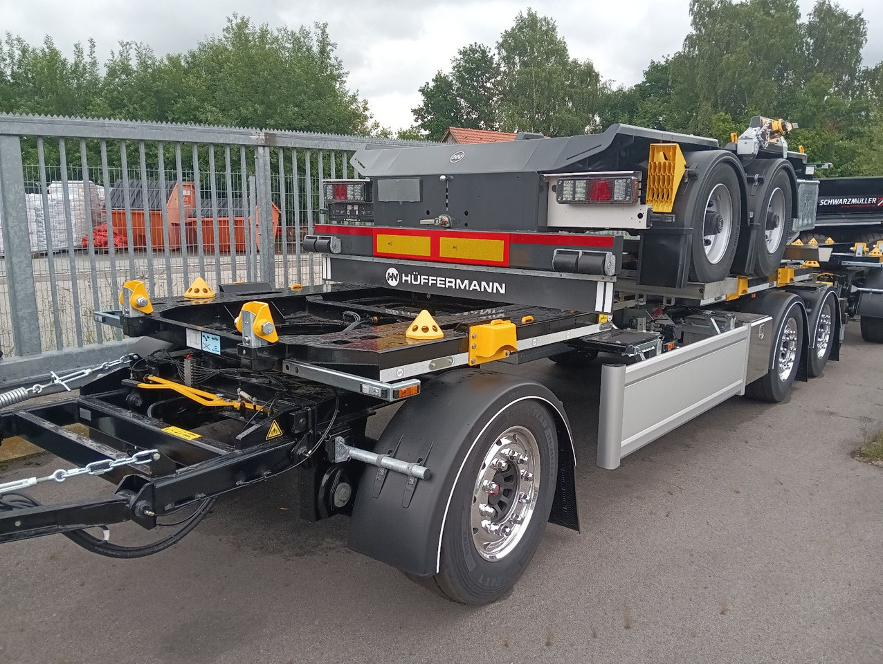 Hüffermann 3-A VARIO-CARRIER SAF NEU VERZINKT LiftAlufelgen - Remorcă abroll/ Skiploader: Foto 3 Hüffermann 3-A VARIO-CARRIER SAF NEU VERZINKT LiftAlufelgen - Remorcă abroll/ Skiploader: Foto 3