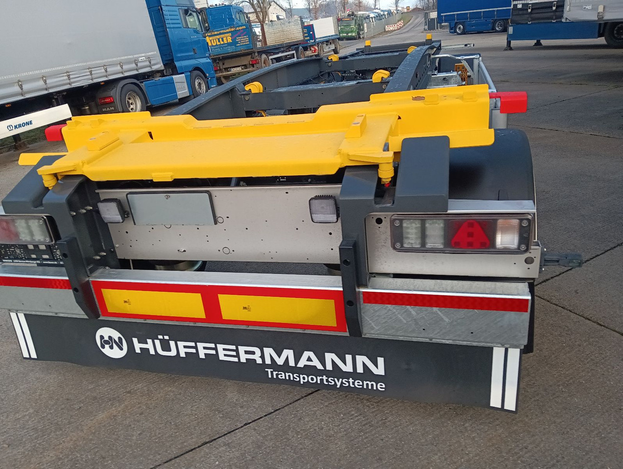 Hüffermann HSA1870 SAF VERZINKT Schlitten 5m-7m 3158kg NEU - Remorcă abroll/ Skiploader: Foto 4 Hüffermann HSA1870 SAF VERZINKT Schlitten 5m-7m 3158kg NEU - Remorcă abroll/ Skiploader: Foto 4