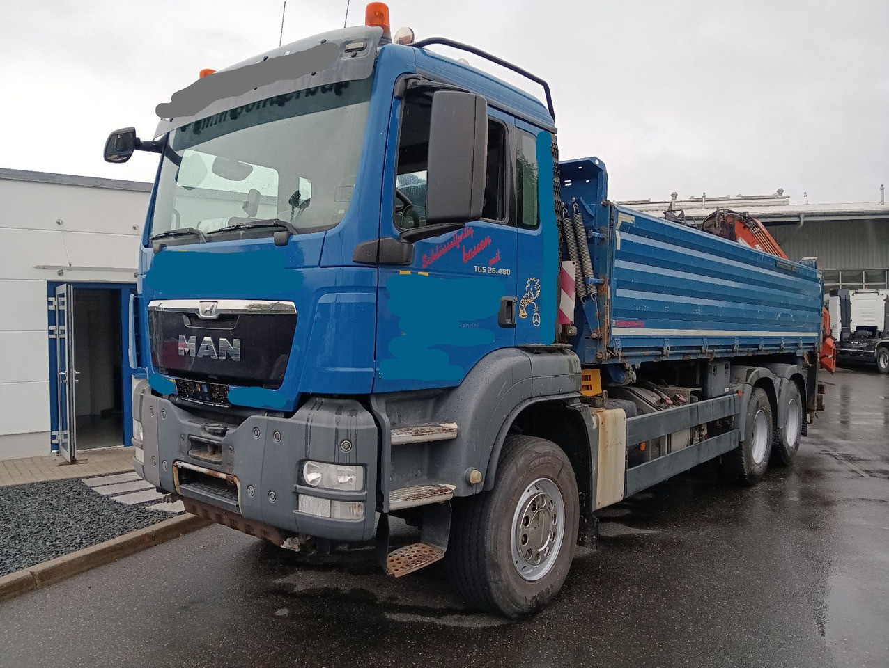 MAN TGS 26:480 6x4 EURO5 ATLAS 240.2E-A4 3-S-Kipper - Camion basculantă, Camion cu macara: Foto 1 MAN TGS 26:480 6x4 EURO5 ATLAS 240.2E-A4 3-S-Kipper - Camion basculantă, Camion cu macara: Foto 1