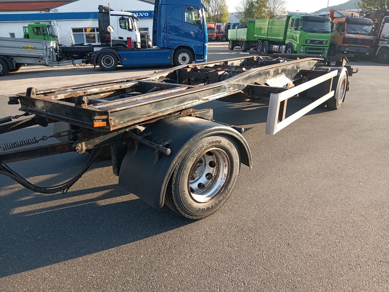 Meiller MEILLER HKM G18 SZL SCHLITTEN BPW Trommel 3,38t - Remorcă abroll/ Skiploader: Foto 1 Meiller MEILLER HKM G18 SZL SCHLITTEN BPW Trommel 3,38t - Remorcă abroll/ Skiploader: Foto 1