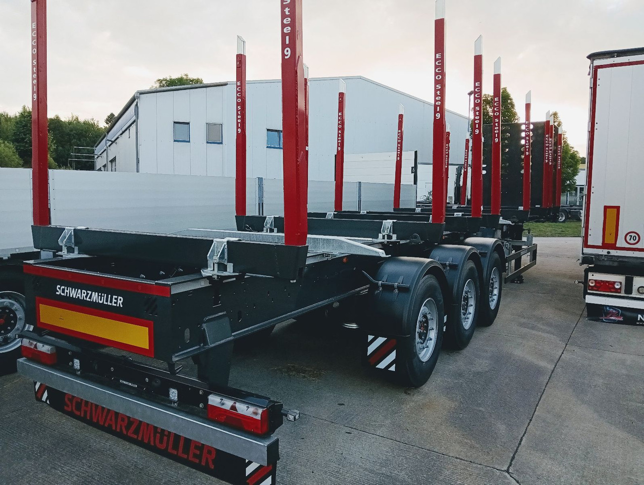 Schwarzmüller 3-A Rungensattel 8xRungSchemel 5800kg NEU sofort Schwarzmüller 3-A Rungensattel 8xRungSchemel 5800kg NEU sofort - Semiremorcă transport busteni: Foto 3 Schwarzmüller 3-A Rungensattel 8xRungSchemel 5800kg NEU sofort Schwarzmüller 3-A Rungensattel 8xRungSchemel 5800kg NEU sofort - Semiremorcă transport busteni: Foto 3