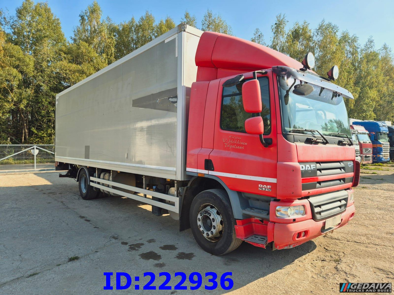DAF CF 75.310 - Euro5 - Camion furgon: Foto 5 DAF CF 75.310 - Euro5 - Camion furgon: Foto 5
