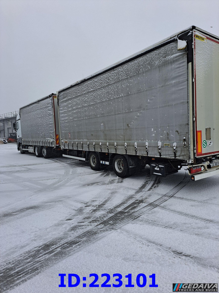 MERCEDES-BENZ Actros 2542 6x2 Euro6 + trailer - Camion cu prelată: Foto 5 MERCEDES-BENZ Actros 2542 6x2 Euro6 + trailer - Camion cu prelată: Foto 5