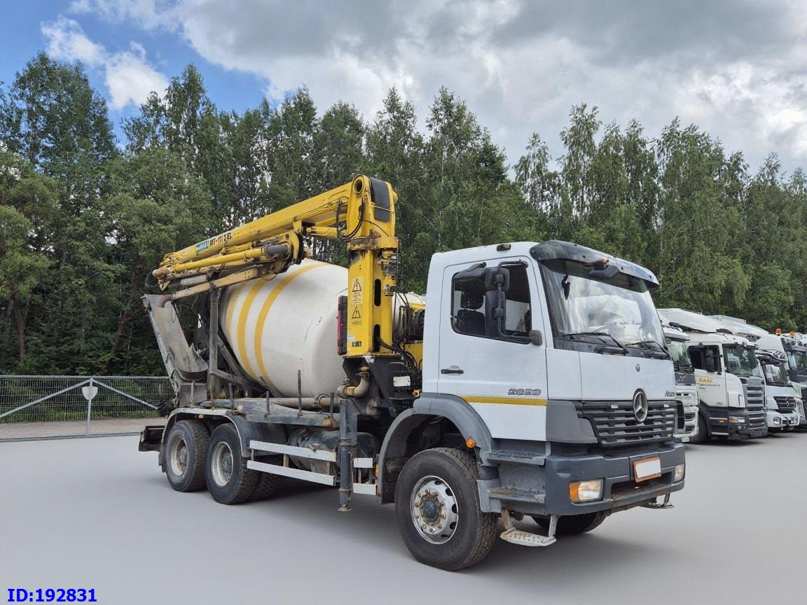 MERCEDES-BENZ Atego 2628 6x4 Schwing 17m 9m3 - Autopompă de beton: Foto 4 MERCEDES-BENZ Atego 2628 6x4 Schwing 17m 9m3 - Autopompă de beton: Foto 4