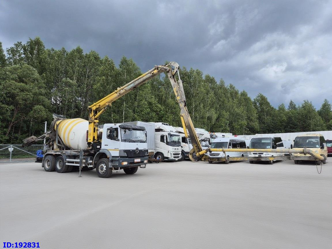 MERCEDES-BENZ Atego 2628 6x4 Schwing 17m 9m3 - Autopompă de beton: Foto 1 MERCEDES-BENZ Atego 2628 6x4 Schwing 17m 9m3 - Autopompă de beton: Foto 1
