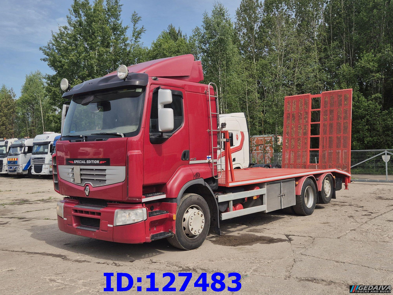 RENAULT Premium 460 6x2 (Steering axel) Euro5 - Camion platformă: Foto 1 RENAULT Premium 460 6x2 (Steering axel) Euro5 - Camion platformă: Foto 1