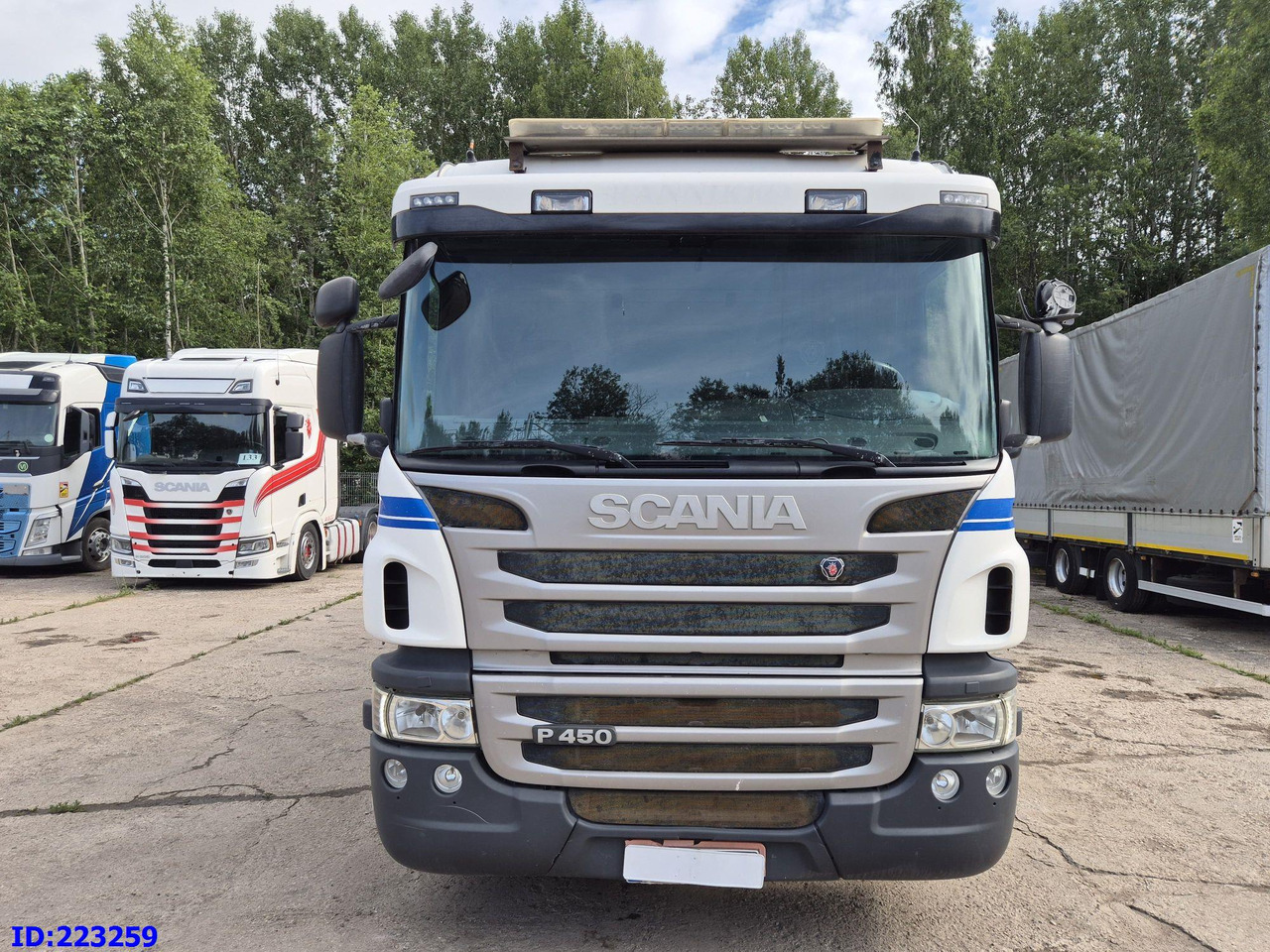 SCANIA P450 6x2 Steering axle Euro6 + PM 13.5SP - Camion platformă: Foto 2 SCANIA P450 6x2 Steering axle Euro6 + PM 13.5SP - Camion platformă: Foto 2