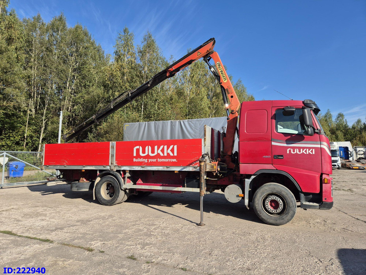 VOLVO FH12 420HP + Crane Palfinger PK9501 - Camion platformă: Foto 4 VOLVO FH12 420HP + Crane Palfinger PK9501 - Camion platformă: Foto 4