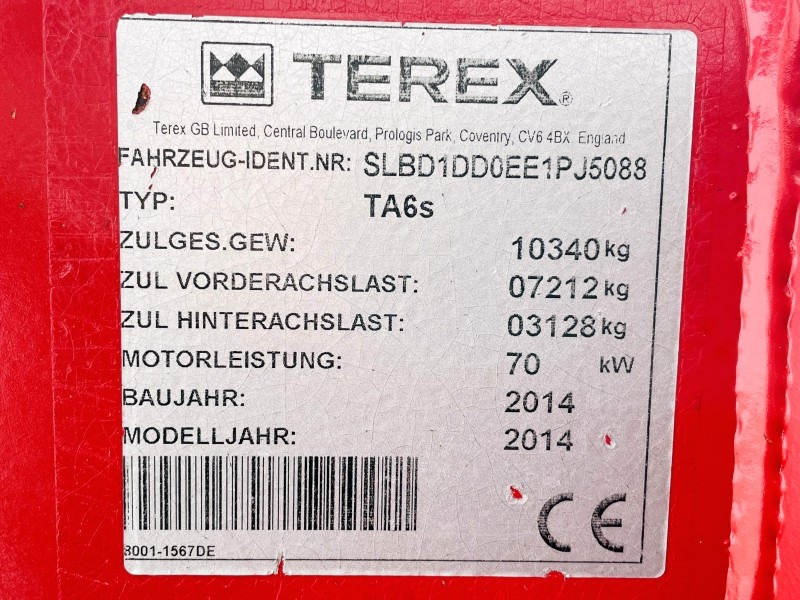 Terex TA6 (3628) - Mini dumper: Foto 4 Terex TA6 (3628) - Mini dumper: Foto 4