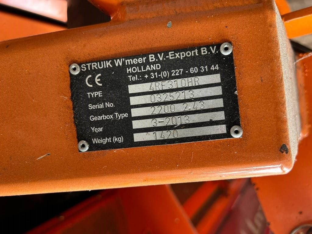 Struik 4RF310HR ruggenfrees - Utilaj pentru cartofi: Foto 3 Struik 4RF310HR ruggenfrees - Utilaj pentru cartofi: Foto 3