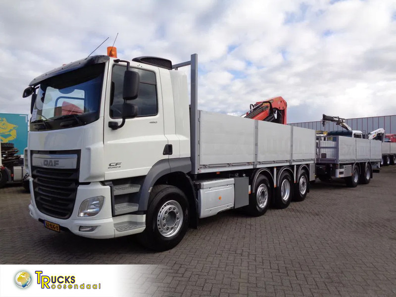 DAF CF 460 Combi Pacton MXD220 + 8X2 + Manual + Euro 6 + Palfinger PK 18500 - Camion cu macara: Foto 1 DAF CF 460 Combi Pacton MXD220 + 8X2 + Manual + Euro 6 + Palfinger PK 18500 - Camion cu macara: Foto 1
