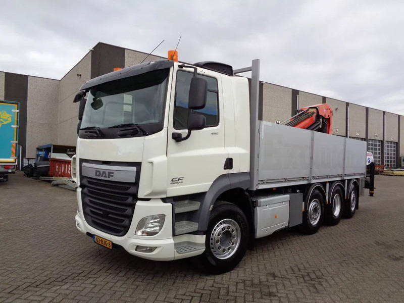 Camion cu macara DAF CF 460 Combi Pacton MXD220 + 8X2 + Manual + Euro 6 + Palfinger PK 18500: Foto 8