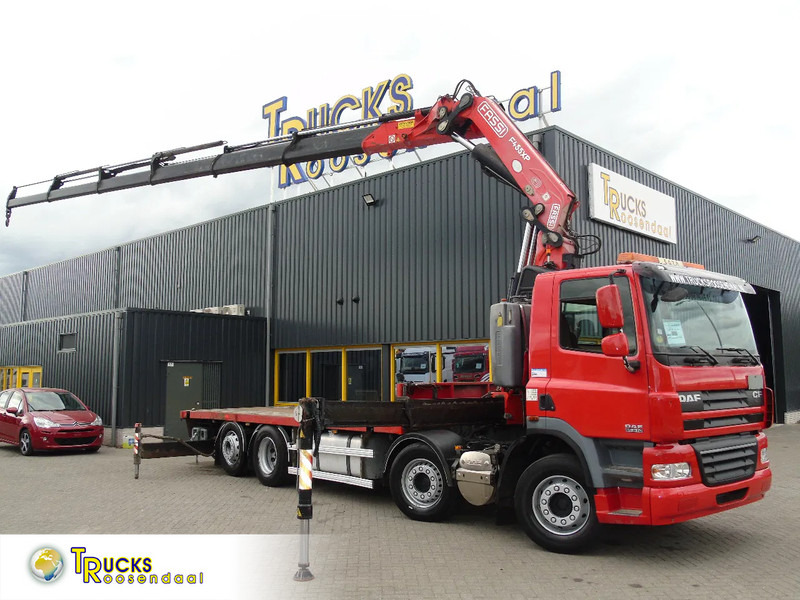 DAF CF 510 + FASSI 455XP 6x + 8X2 + REMOTE + EURO 5 - Camion cu macara: Foto 1 DAF CF 510 + FASSI 455XP 6x + 8X2 + REMOTE + EURO 5 - Camion cu macara: Foto 1